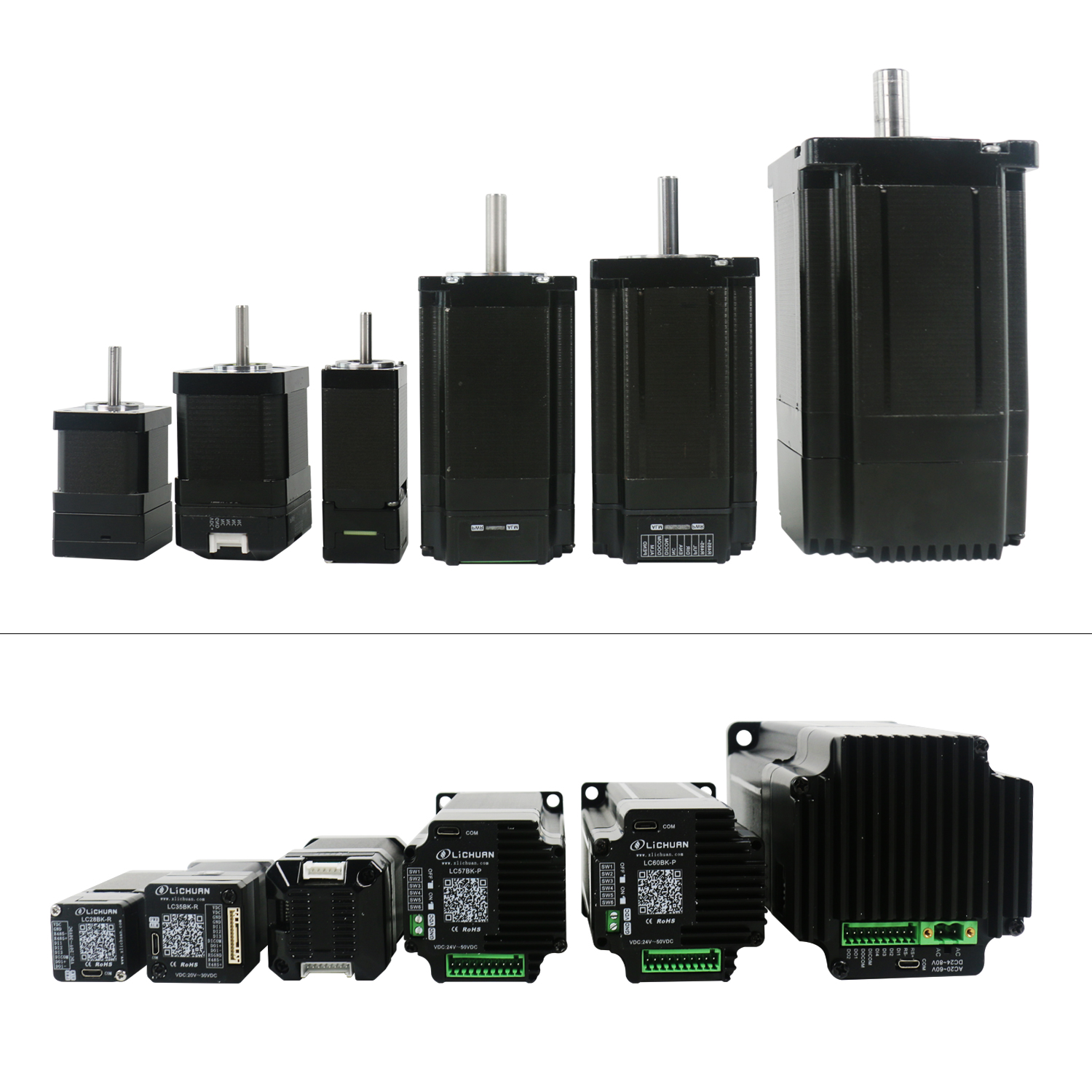 Yeni başlatma: Lichuan Sırt çantası tipli açıq döngə qapalı döngə, Shenzhen Xinlichuan Electric Co, Ltd tərəfindən İnteqrasiya edilmiş Stepper Motor.