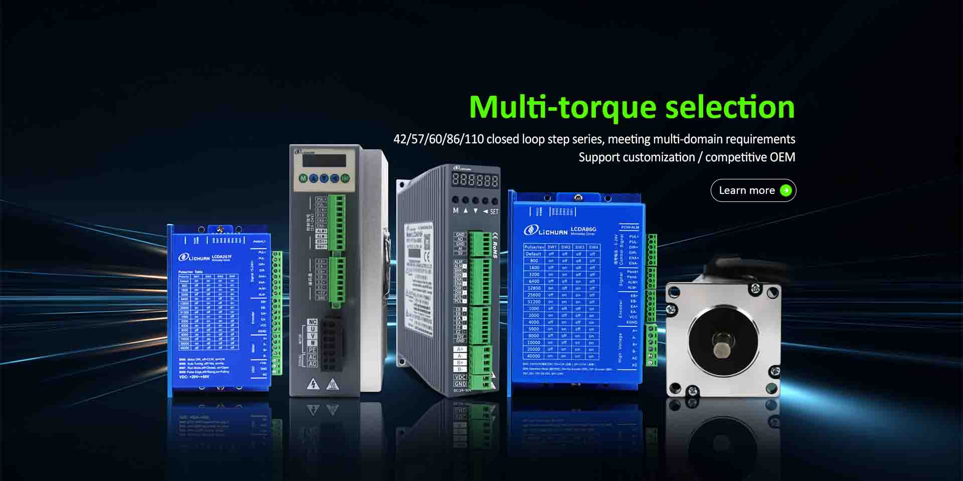 Çin qapalı döngəsi açılan döngə Stepper motor sürücü fabriki