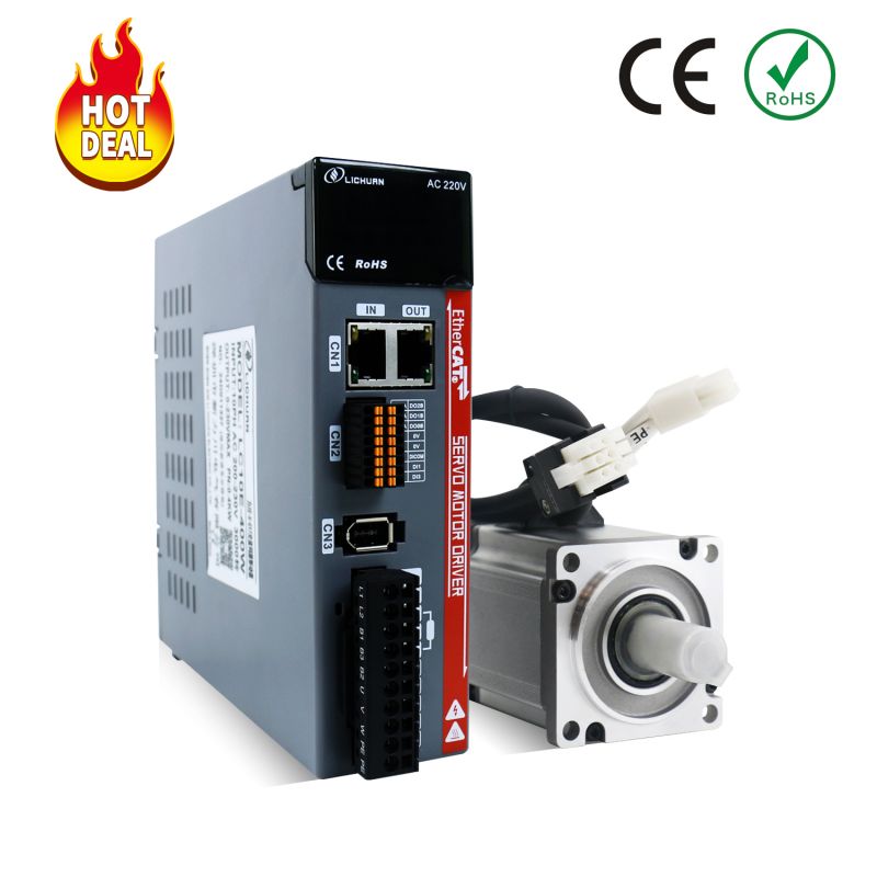 Ethercat AC Servo Motor 400W 3000rpm 1.27nm A Kit